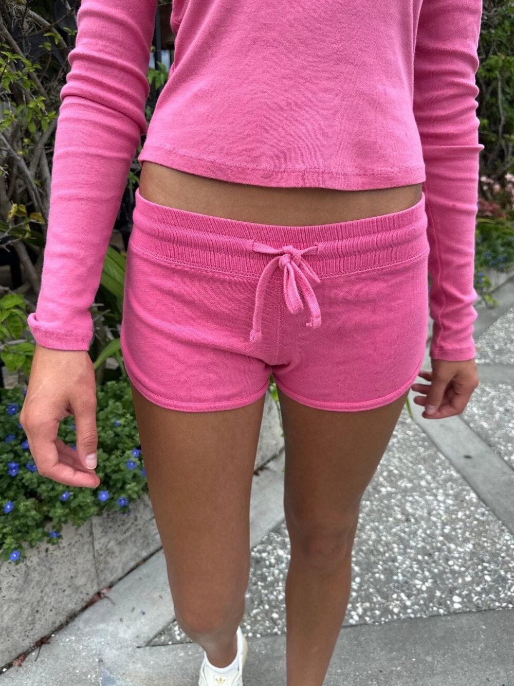 Brandy Melville Fuchsia Marcie Sweatshorts